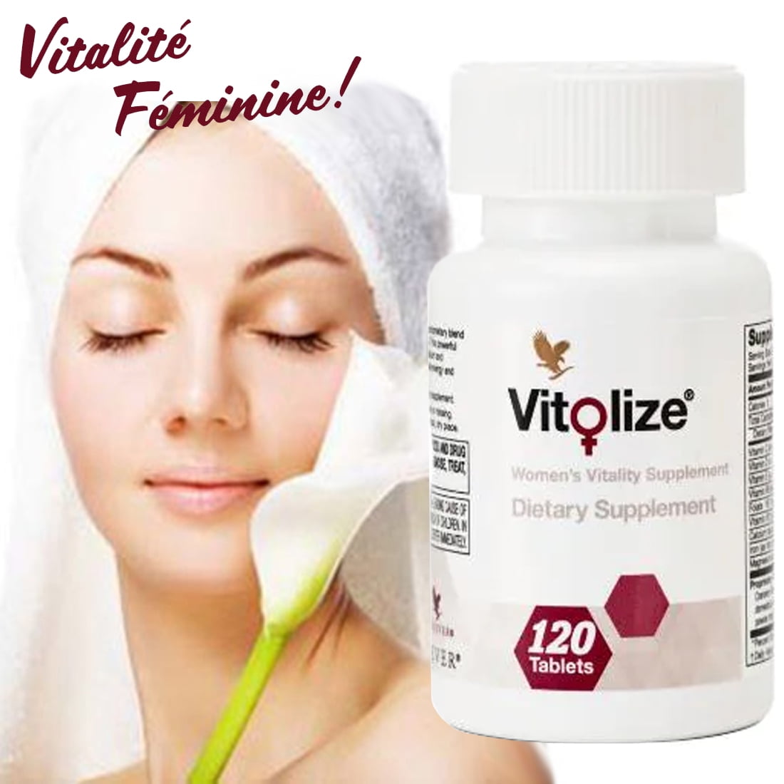 Retrouve ton équilibre féminin, ton énergie et ton épanouissement intime avec 🌸 VITOLIZE® WOMEN – FOREVER LIVING