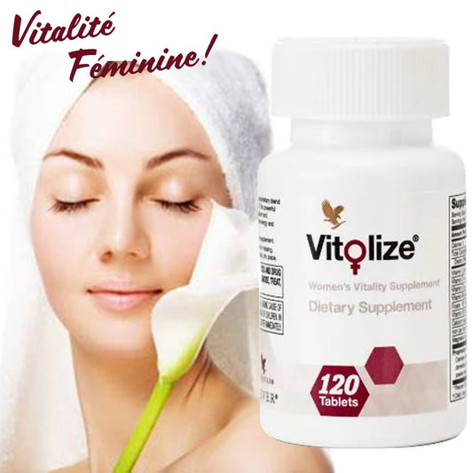 Retrouve ton équilibre féminin, ton énergie et ton épanouissement intime avec 🌸 VITOLIZE® WOMEN – FOREVER LIVING