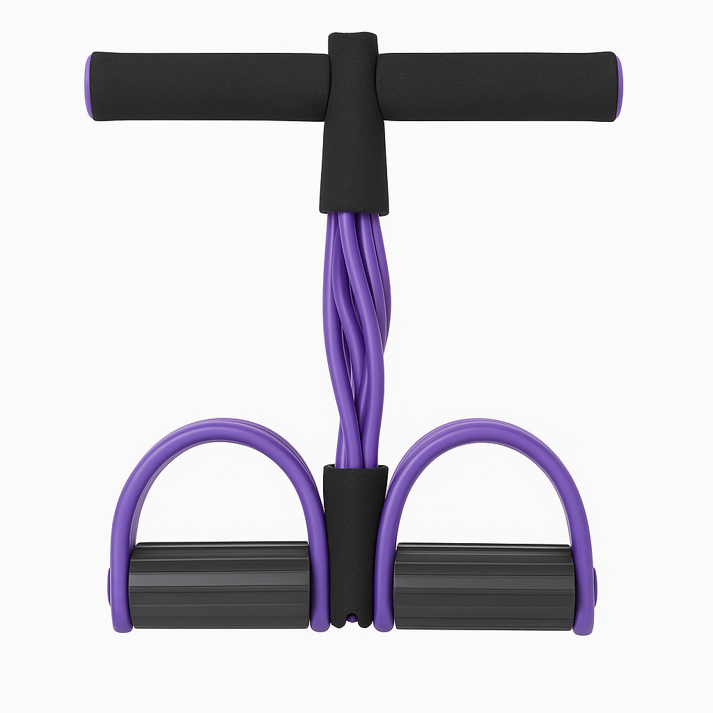 Ventre plat et corps sculpté en 10 minutes par jour avec l'élastique de traction à 6 tubes brule graisse